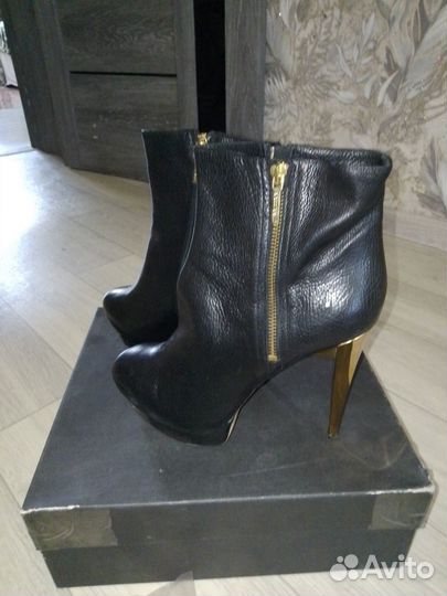 Ботильоны натуральная кожа 39 40