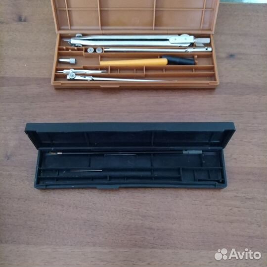 Готовальня.Пенал школьный.СССР. бу