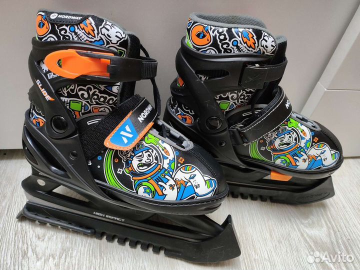 Коньки детские раздвижные