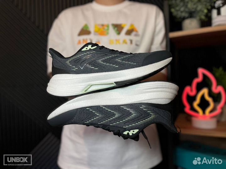 Кроссовки Оригинал Anta Tron 4.0 Black/Grey