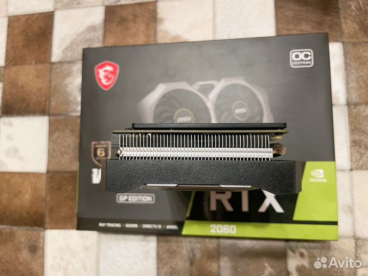 Видеокарта RTX 2060 MSI Ventus GP OC 6G