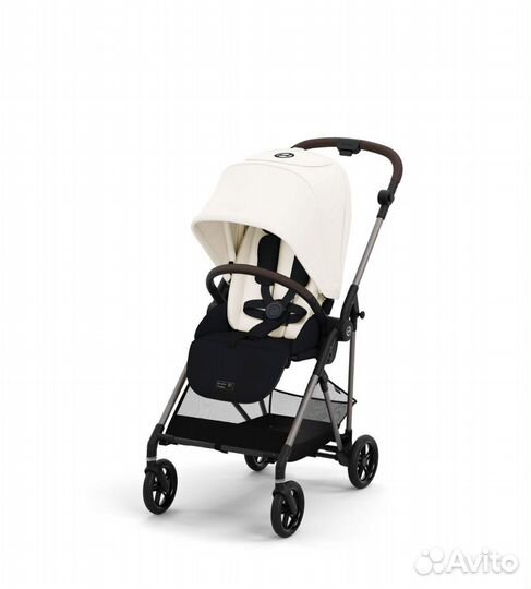 Коляска cybex melio 2024 canvas white