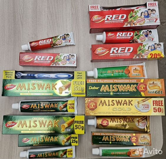 Зубная паста miswak red dabur Эмираты Дубай ОАЭ