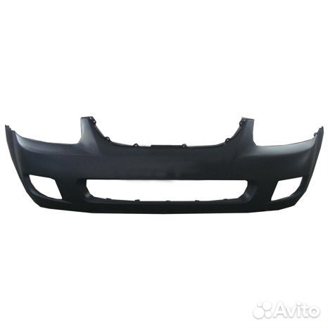 Бампер передний грунт черный Kia Cerato 1 (2007)
