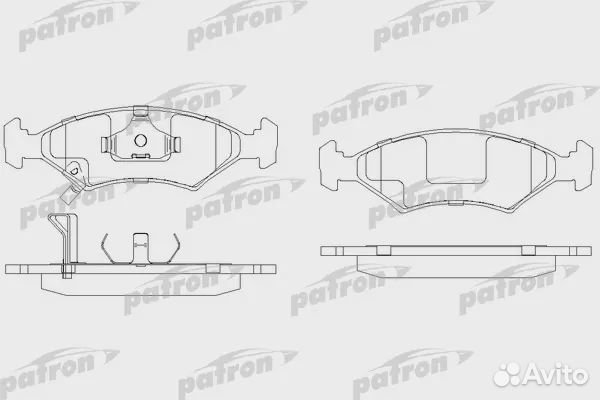 Patron PBP982 Колодки тормозные дисковые