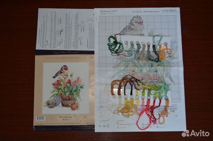 Остатки наборов для вышивания крестом 1