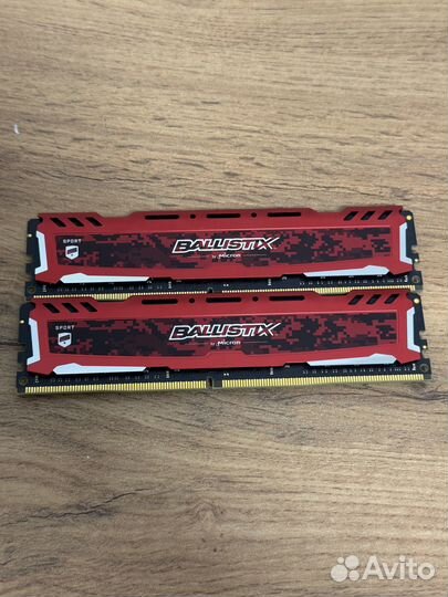 Оперативная память DDR4 Crucial Ballistix Sport LT