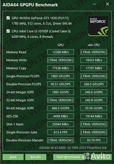 GeForce GTX 1630 Dual, palit