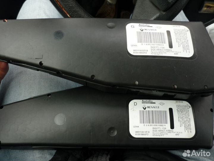 Подушки безопасности рено сценик