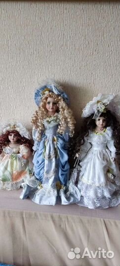 Кукла фарфоровая коллекционная