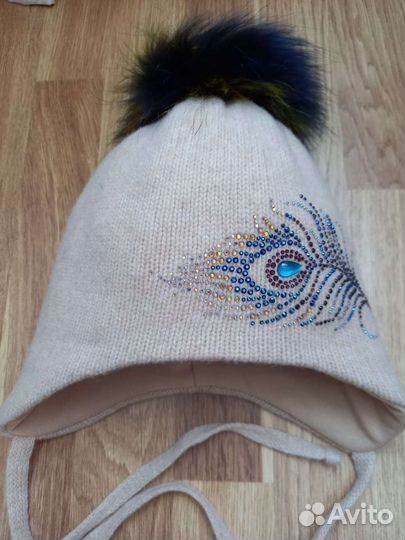 Новая зимняя Шапка для девочки Kotik