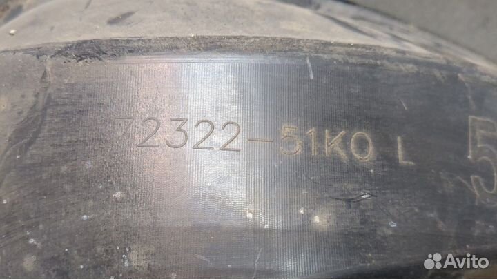 Защита арок (подкрылок) Suzuki Splash, 2011