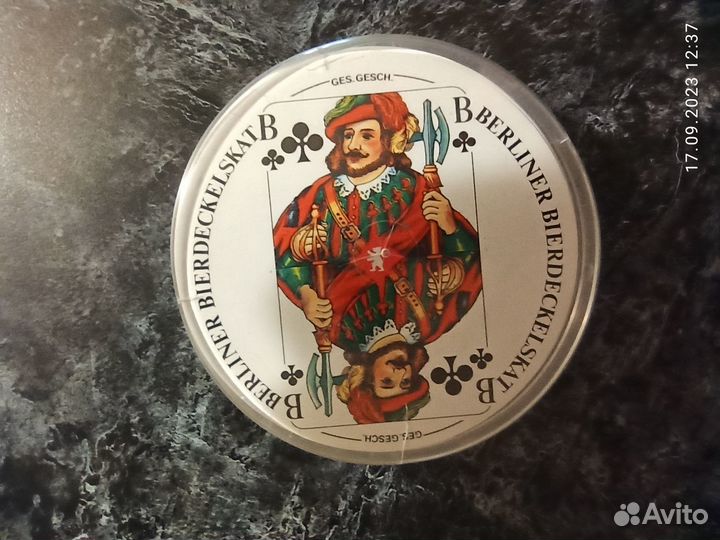 Редкие игральные карты бирдекели Германия - 32 шт