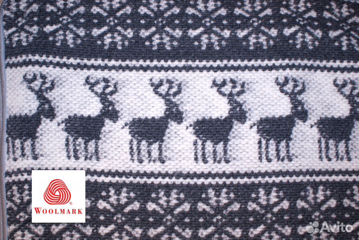 Плед шерсть новый