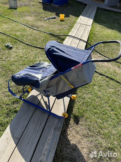 Детские санки каляска nika