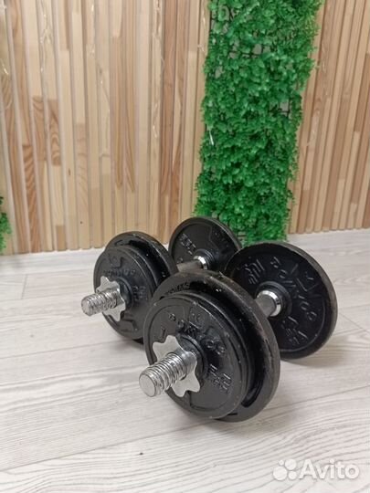 Гантели domyos 20кг