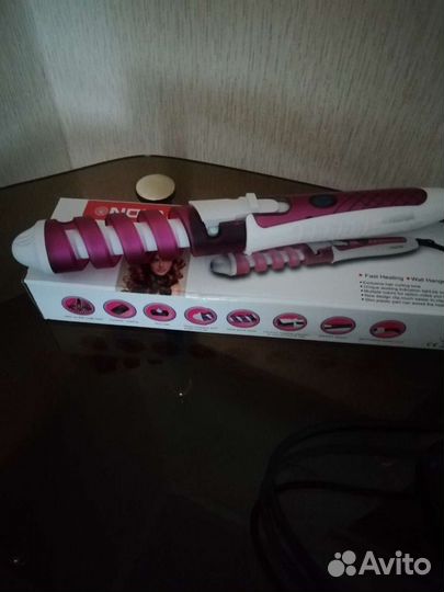 Керамические спиральные шипцы для волос