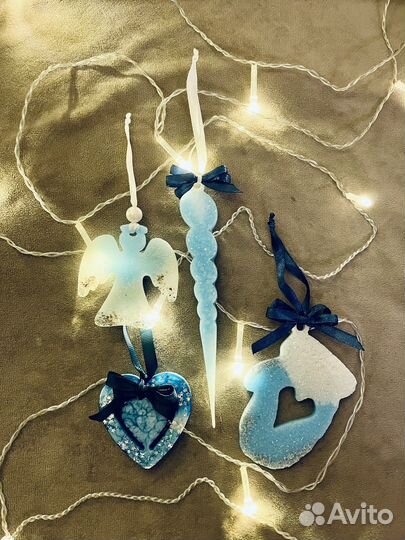 Елочные игрушки ручной работы