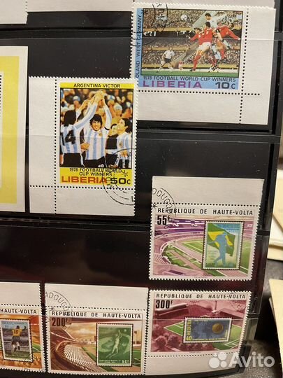 Марки. Зарубежный спорт. Футбол