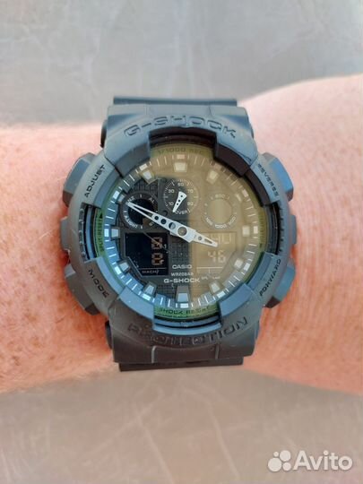 Часы casio g shock ga 100 l