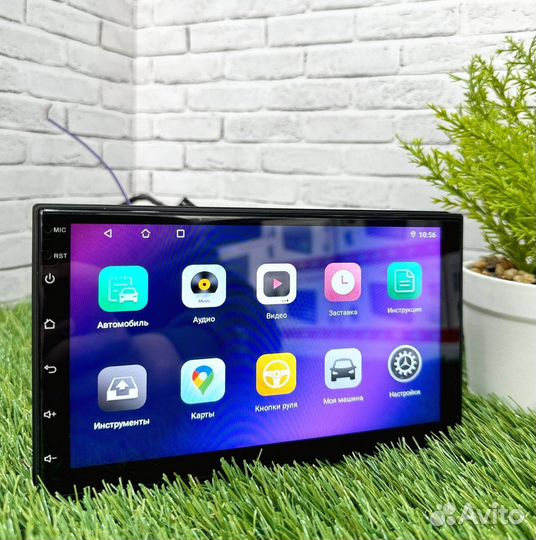 Магнитола 1 din с экраном 7дюймов 4/64, 3/32 арт54