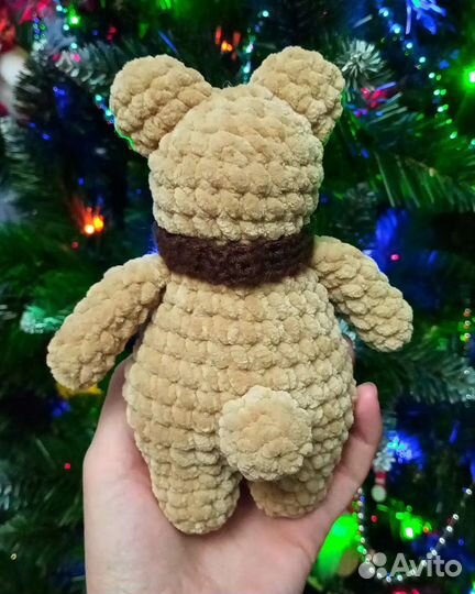 Мишка вязаный ручная работа