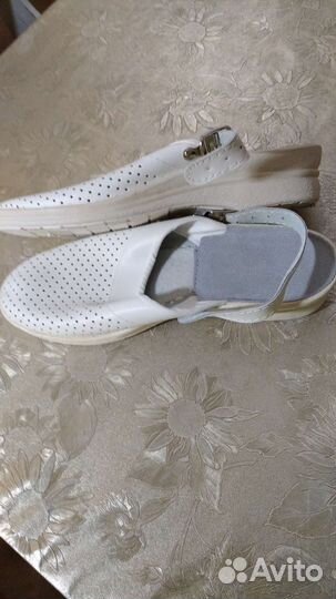 Сабо кож. зам. женские 39-40 размер