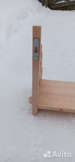 Полка навесная из ольхи