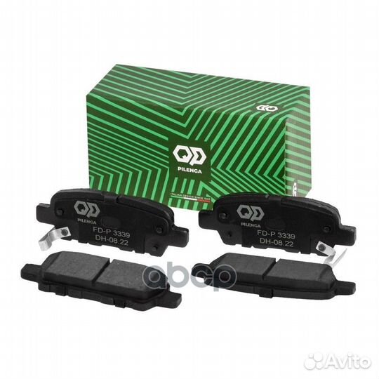 Колодки тормозные дисковые зад прав/лев FDP3