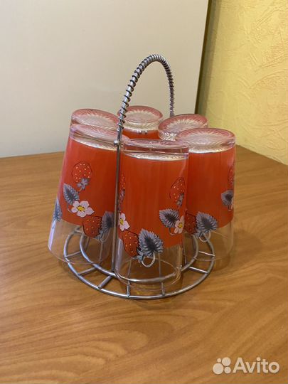 Набор стаканов на подставке