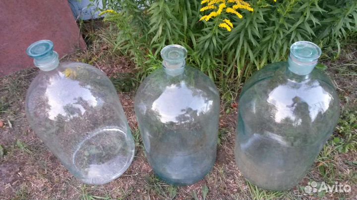 Бутылки 20 литров Винтовые Крышки пробки из стекла