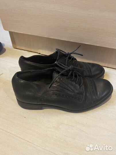 Туфли кожаные Юничел