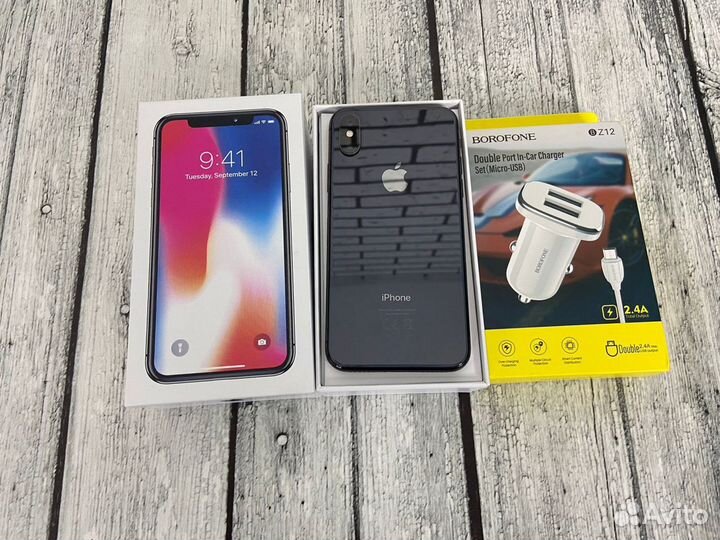 iPhone X 64 gb black A1362