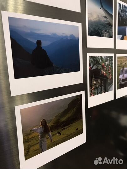 Печать магнитных фотографий Инстакс, Полароид