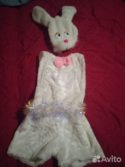 Костюм зайчика новогодний 3-4 года