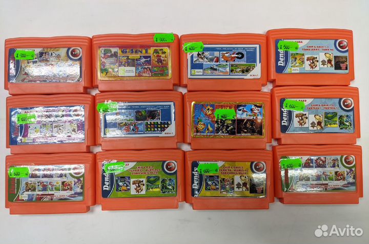 Картриджи sega\dendy