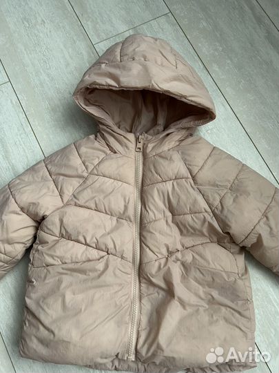 Демисезонная куртка zara для девочки 92