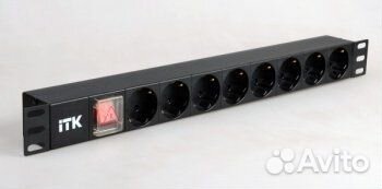 Блок розеток 19” ITK PH12-8D3