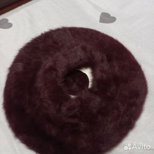 Новый берет женский ангора, шерсть