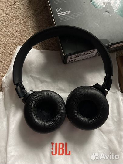 Беспроводные наушники jbl tune 520bt, синий