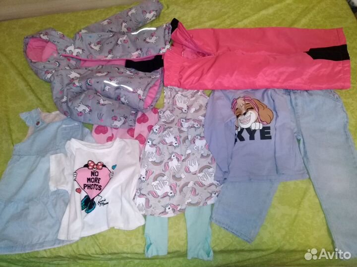 Вещи пакетом на девочку 4 года, 116