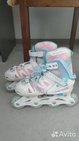 Детские ролики и защита 32 35