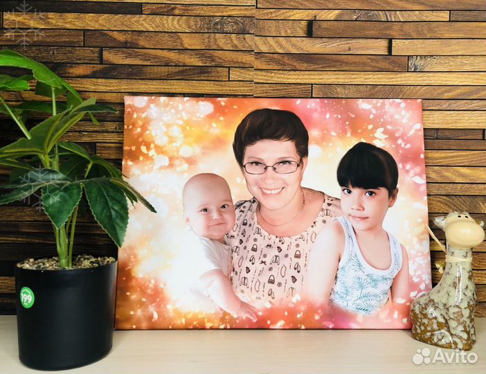 Портрет на холсте по фото
