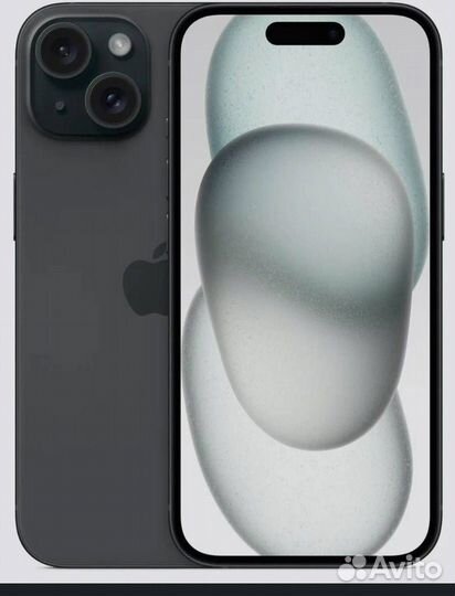 Apple Смартфон iPhone 15 Dual SIM 6/128 гб, черный