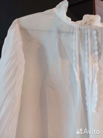 Блузка белая для девочек 13 лет