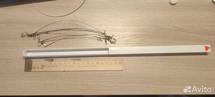 Воблеры, коробка под воблеры, пенал с поводками