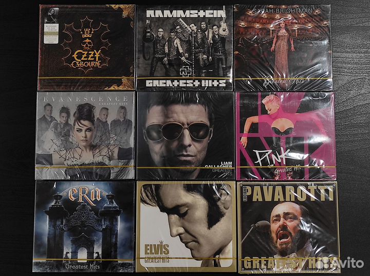 CD диски Ozzy Rammstein Evanescence Pink Era Elvis