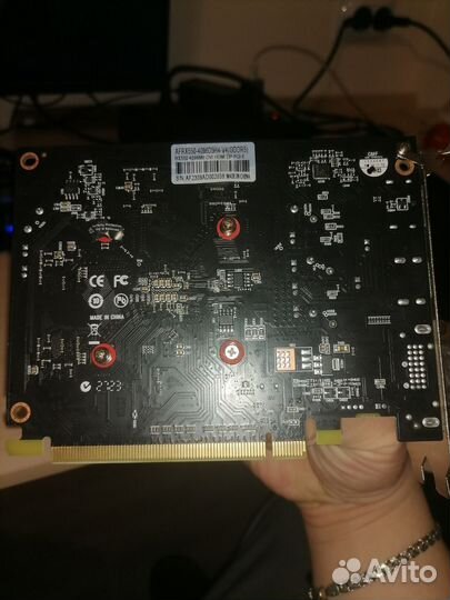 Видеокарта Rx 550 4gb