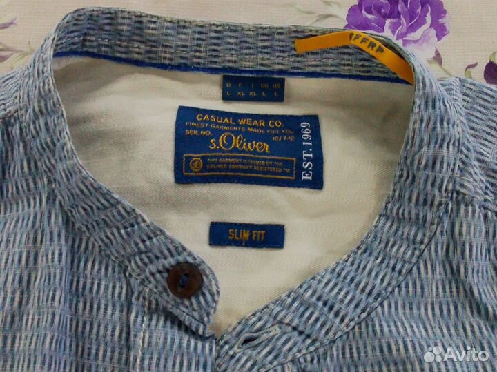 S oliver рубашка мужская L