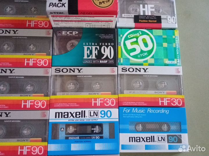 Аудиокассеты sony,tdk, ecp,maxell